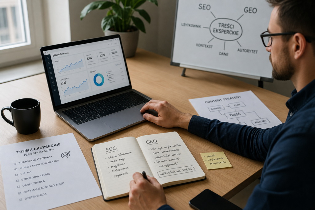 Jak tworzyć treści eksperckie pod SEO i GEO? - RankHero