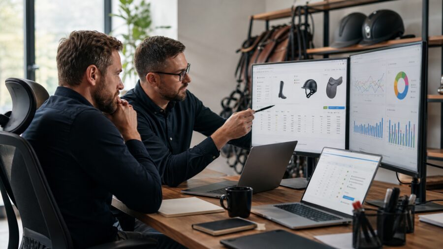 Google Ads dla sklepów jeździeckich - RankHero