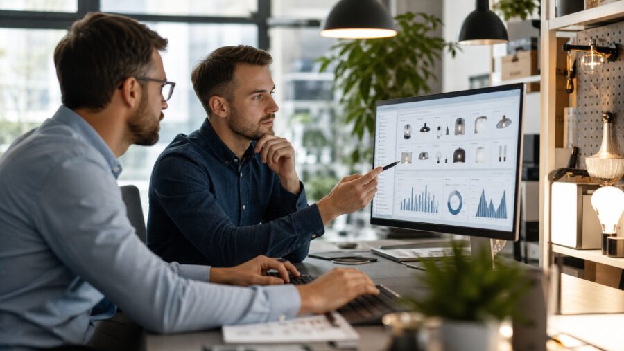 SEO dla sklepów z oświetleniem - RankHero